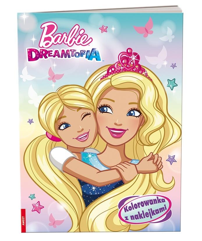 Kolorowanka z naklejkami. Barbie Dreamtopia 2020 Książki