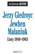 Jerzy Giedroyc,jewhen Małaniuk - Listy 1948-1963