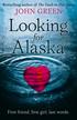 Green John - Looking for Alaska 