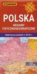 praca zbiorowa - Mapa - Polska regiony fizycznogeograficzne