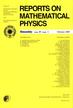 Reports on Mathematical Physics 85/1 Pergamon 