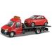 Street Fire Transport W Fiat 500 RED 1:43 BBURAGO