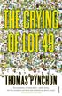 Pynchon Thomas - The Crying of Lot 49 