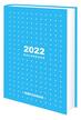 Kalendarz książkowy 2022 Narcissus A5 dzienny niebieski 