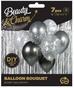 Bukiet balonowy Beauty&Charm srebrno-.. 30cm 7szt