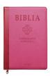 praca zbiorowa - Biblia pierwszego Kościoła różowa z paginatorami