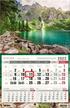 Kalendarz 2023 trójdzielny jednodzielny Tatry