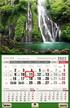 Kalendarz 2023 Trójdzielny jednodzielny Wodospad