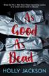 Jackson Holly - As good as dead. A Good Girl’s Guide to Murder 3 