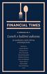 Times Financial - Lunch z ludźmi sukcesu. 52 spotkania z tymi, którzy zmieniają świat 