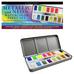Farby akwarele 16 kolorów Metallic&Neon. z pędzelkiem wodnym Peter Pauper Press 