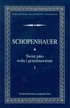 Schopenhauer Arthur - Świat jako wola i przedstawienie Tom 1 