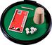 Kości Piatnik pokerowe z tacką kubkiem i bloczkiem do zapisu 