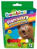 Flamastry 12 kolorów BAMBINO
