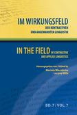 Im Wirkungsfeld der kontrastiven und angewandten Linguistik / In the Field of Contrastive and Applied Linguistics, bd. 7 / vol. 7