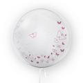 Balon 45cm Motyle różowy TUBAN