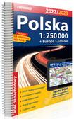 Polska atlas samochodowy 1:250 000 + Europa 1:4 000 000 