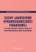 Kuzior Anna, Rówińska-Krar Małgorzata - Cechy jakościowe sprawozdawczości finansowej. a jej użyteczność w świetle regulacji międzynarodowego prawa bilansowego 
