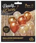 Bukiet balonowy Beauty&Charm złoto... 30cm 7sz