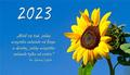 Kalendarz 2023 trójdzielny - Słonecznik