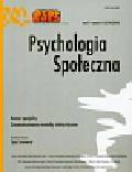 Psychologia społeczna 5 nr 2-3(14)2010. Numer specjalny. Zaawansowane metody statystyczne 