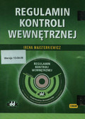 Majsterkiewicz Irena - Regulamin kontroli wewnętrznej