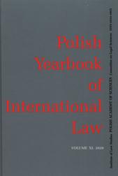 Polish Yearbook of International Law Tom