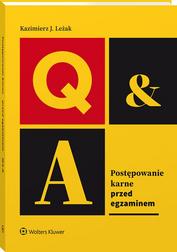 Leżak Kazimierz - Postępowanie karne. Przed egzaminem