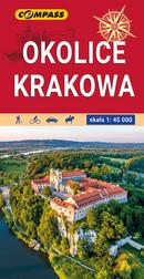 Okolice Krakowa Mapa turystyczna 1:45 00