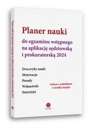 Planer nauki do egzaminu wstępnego na aplikację sędziowską i prokuratorską 2024